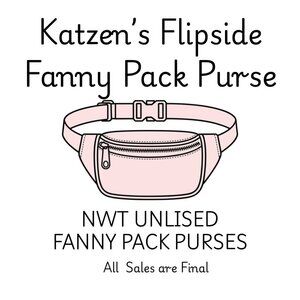 NWT UNLISTED FANNY PACK PURSES